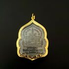 Phra Lp Ruay Talisman Pendant Gold Plated B e 2555 Wat Tako Thai Buddha Amulet