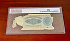 1956 1000 Italian Lira Note - Ss Andrea Doria Shipwreck Vault Box Pmg   C  