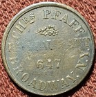 1863 Ches Pfaff Merchant Civil War Token Pictoral