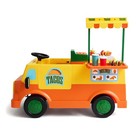 12v Taco Truck Ride On Kids Electric Food Truck Toy With Accessories Music