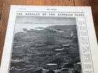 Ww1 Full Page Print   The Debacle Of The Zeppelin Fleet 