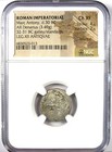 Marc Antony Ar Denarius Silver Galley Coin 32 Bc - Certified Ngc Choice Xf  ef 