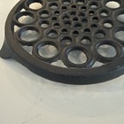 Vintage Cast-iron Trivet 3 Foot Raised 7 5   