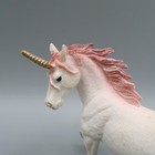 2014 Mojo Mythical White Pink Stallion Unicorn 7  Horse Figure Loose