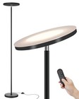  Led Floor Lamp     Super Bright Torchiere With Remote   Foot Switch  Black Se