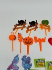40 Vtg Cupcake Picks Cake Toppers Halloween  Valentine  St Patrick  Easter  Xmas