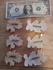 Lot Of 6 Vintage Celluloid Brooch  Pins Scotties   Terrier Dog Occupied  Japan