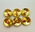 Chanel Vintage Designer Gold Button Stamped - 6 Pc Bundle