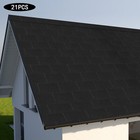 21pcs Asphalt Roof Shingles  Asphalt Shingles Roof Tiles 100 33 3cm 2 7mm 0 1 In