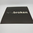 Original Vintage 1990s Promo Poster Flat Nine Inch Nails Broken 2 Sided Rare Rb1