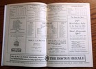 1930 Boston Bruins Vs New York Americans Vintage Hockey Program Nhl Rare Old