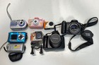 Assorted Digital Camera camcorder Lot Of 8