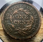 1853 Braided Hair Large Cent - Actual Coin Shown - Free Shipping Tracking Inv102