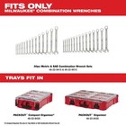 Milwaukee Trays For Metric   Sae Combination Wrench Trays 30 Piece