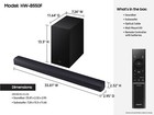 Samsung Hw-b550f 2 1 Channel Soundbar With Wireless Subwoofer - 2025 Model