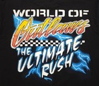 Vintage 1990s World Of Outlaws Sprint Car Racing Shark Long Sleeve Usa Xl Shirt
