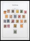 Luxembourg 1852-1895 Overcomplete Used W  Perforations Colours Stamp Collection