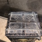 Original Safe Bank Ornate Black   Gold Iron Antique 1897 Collector s Read Kyser