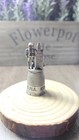 Vintage Pewter Space Center Souvenir Thimble     Collectible Nasa Memorabilia Gift