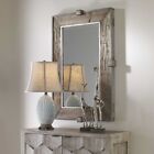 Pair Siringo Rustic Fir Wood Xl 37  Wall Vanity Mirrors Uttermost 09433