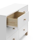 Storkcraft California 6-drawer Double Dresser  white With Driftwood 