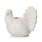 Yankee Candle White Stoneware Turkey Votive Holder Gift Set With 2 Votives