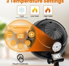 Professional Hooded Hair Dryer Wheels Stand Digital Display Black  New open Box