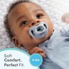 Silicone Baby Pacifier 5-pack Multi Colored 0-6m One-piece 100  Silicone Model