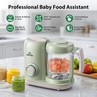 Amzbabychef Baby Food Maker  4 In 1 Baby Food Processor And Steamer  Puree Bl   