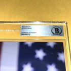 President Barack Obama Signed Autographed 8x10 Potus Photo Beckett Bas Slab