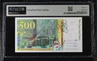 France 500 Francs 1994 P160a Pmg Choice Uncirculated 64 Epq 