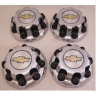 4pcs Chevy Express Van 2500 3500 Chrome Center Hub Caps 9597163 8 Lugs  9597163