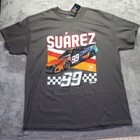 Daniel Suarez Nascar Racing T Shirt Men s Size Xl Gray