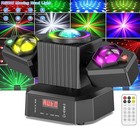 New Laser Light Rgbw Led Moving Head Disco Stage Lighting Beam Dmx512 Party Dj