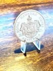 Hawaii Silver Coin 1 Oz  Silver Queen  Lili  uokalani Crest Coat Of Arms Rare 