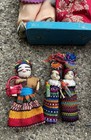 Vintage International Folk Doll Lot     Guatemala Mexico Indonesia   Magnets