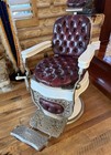 Antique Old Fashion 1920   s Barber Chair  Manufactured By Theo-a-kochs  Chicago 