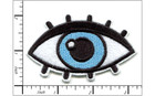Mystic Blue Eye Iron-on Embroidered Patch     Unique Fashion Accessory
