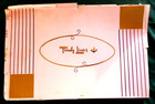 Set 4 Vtg White Linen Placemats Rustic Weave In Original Box Timely Linens