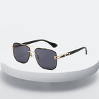 Sunglasses Men Women    evo 1    Retro Aviator Style Double Bridge Square Luxury Uv4