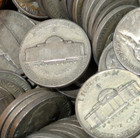 Wartime Silver United States War Nickles 35  Mixed 1942 1943 1944 1945 P D S