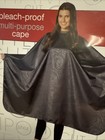 Salonchic By Scalpmaster Bleach-proof Multi Purpose Cape Charcoal Swirl  4055