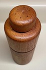 1960s Richard Nissen Teak Pepper Mill Grinder   Salt Shaker mcm 7 1 4  modern