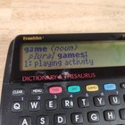 Franklin Bookman Mws-840 Electronic Speaking Dictionary Thesaurus - Tested 