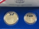 Vintage 1986 United States Liberty Coins Silver Dollar   Half Dollar Proof Set