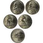2004-2006 Colorized Jefferson Nickel 5 Coin Set Collectible