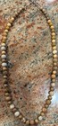 Native American Petrified Wood Gemstone Necklace  Tiger Skin Sandalwood quartz