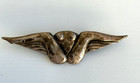 Vintage Vietnam War Sterling Silver Bush Pilot Wings Badge C 1970