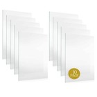 10 Sheets Of Non-glare Uv-resistant Frame-grade Acrylic Replacement For 11x14