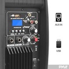 Pyle Bluetooth Remote Control Pa Speaker System 2-way 600 With 700w - Black